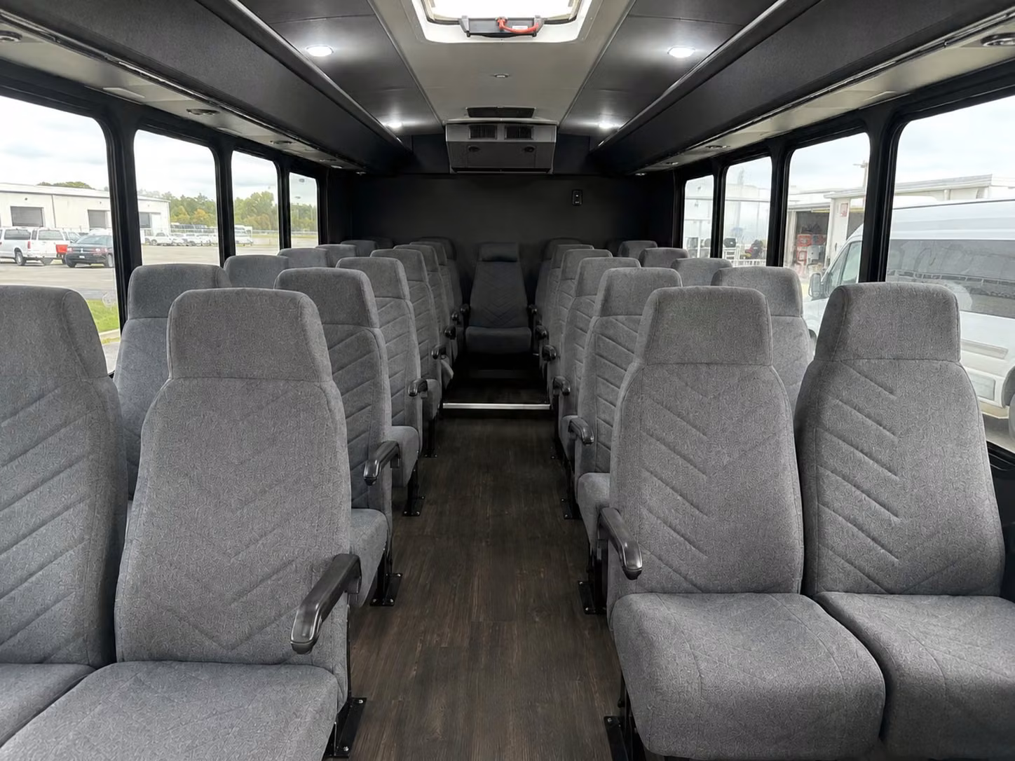 15 passenger minibus interior