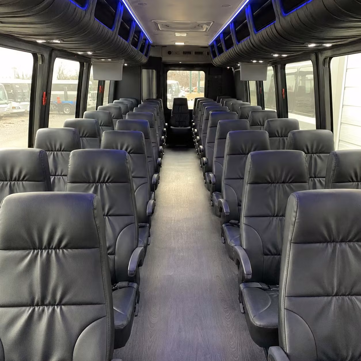 30 passenger minibus inside