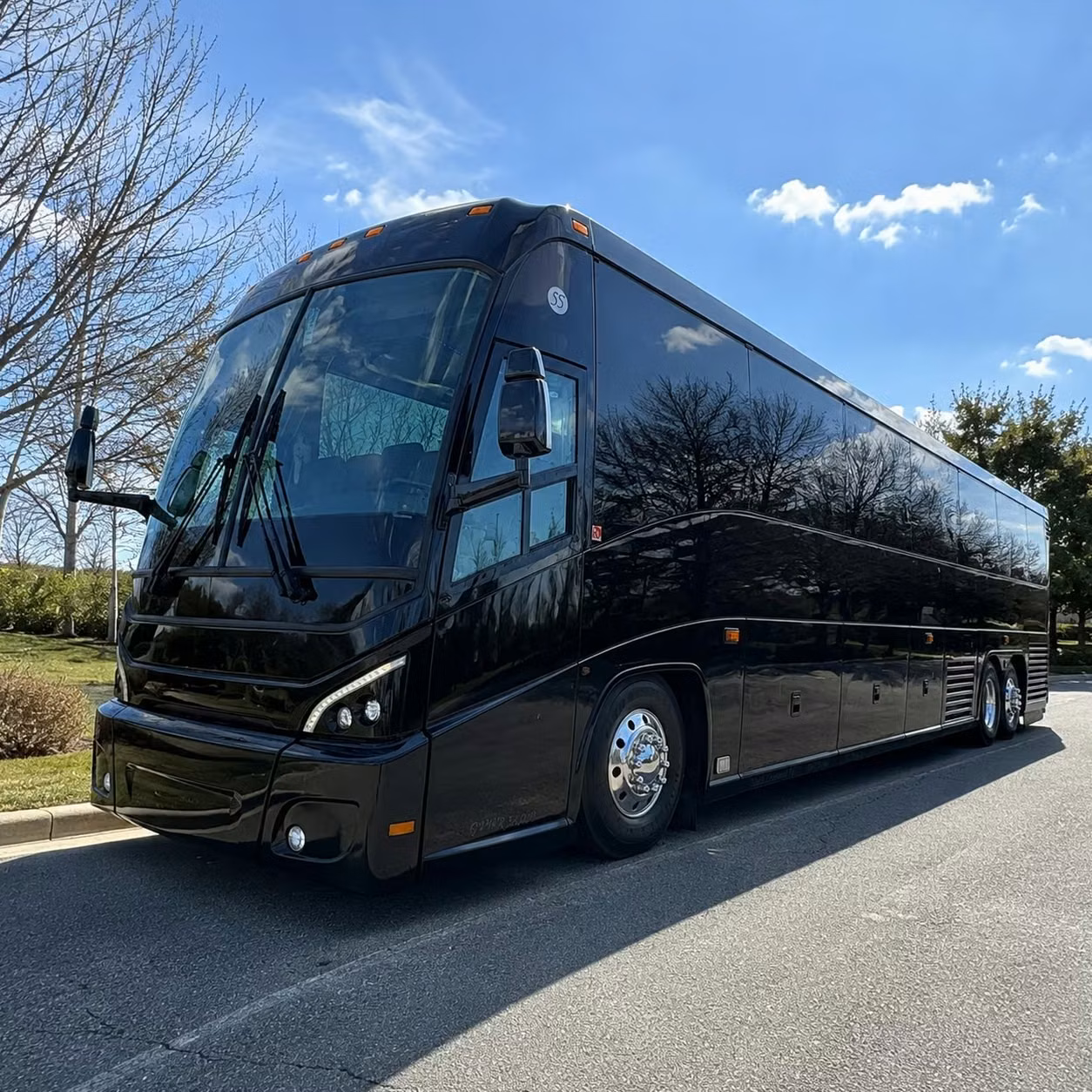 56 passenger charter bus