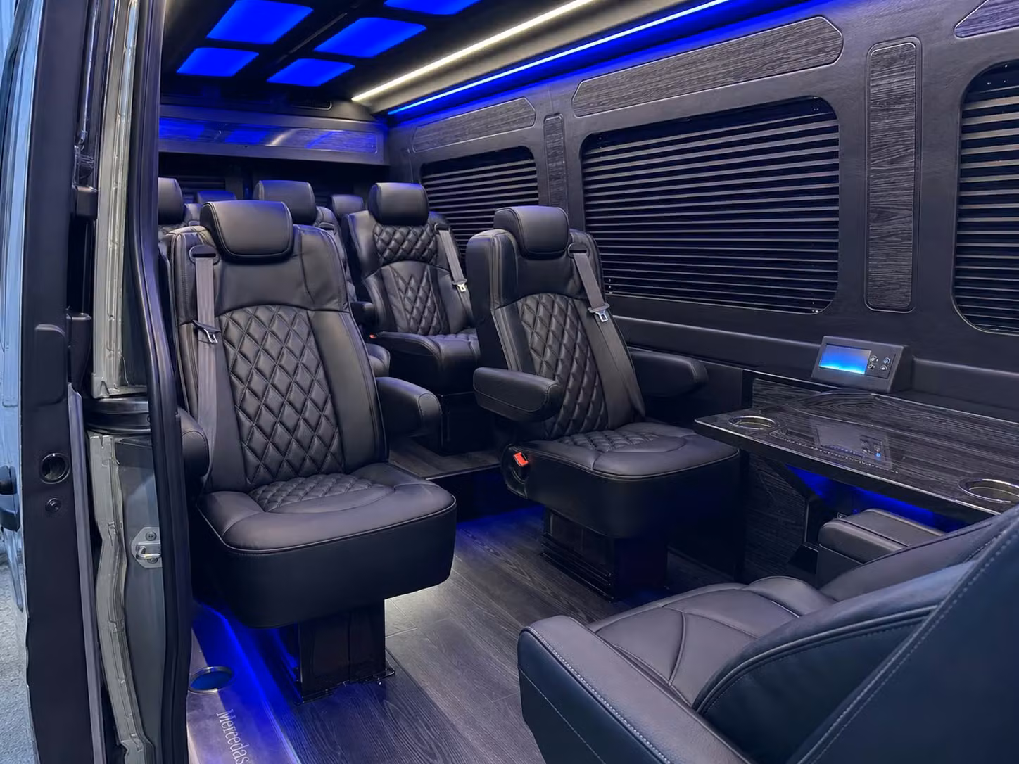 sprinter van transportation for groups and events across woodbridge