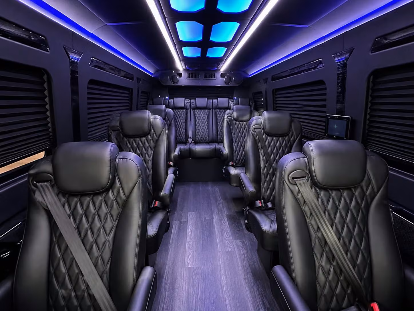sprinter van with driver inside