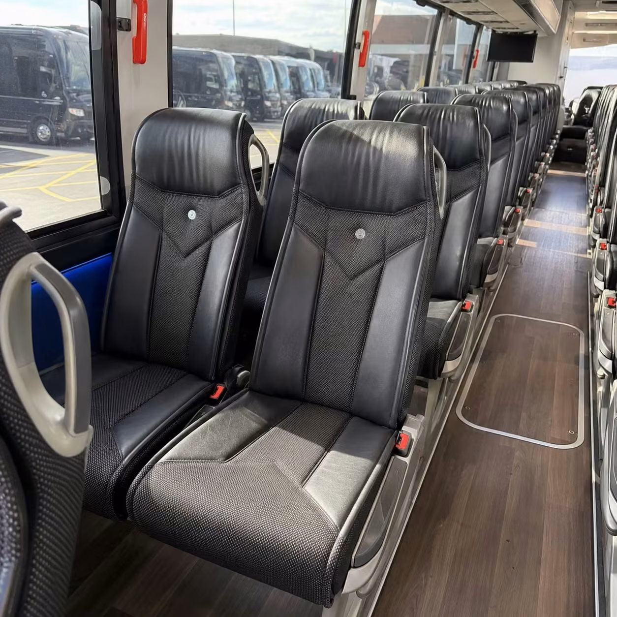 woodbridge charter bus interior
