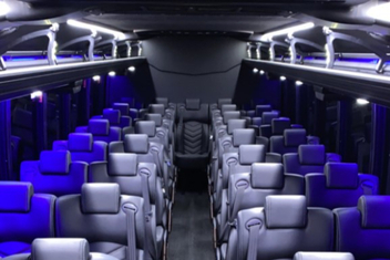 Woodbridge Charter Bus Interior