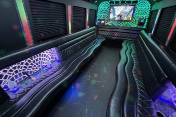 Woodbridge Limo Bus Interior